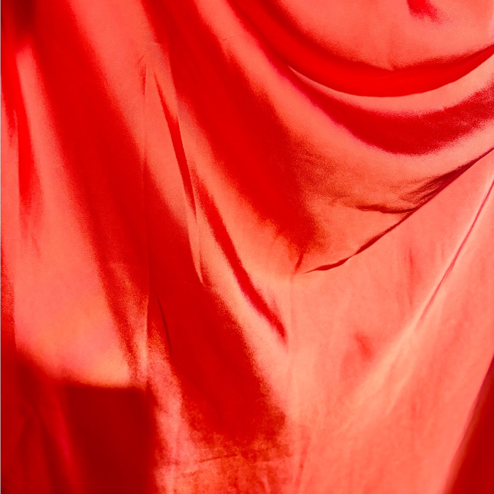 Old Navy Coral Satin Maxi Skirt - Picture 4 of 4